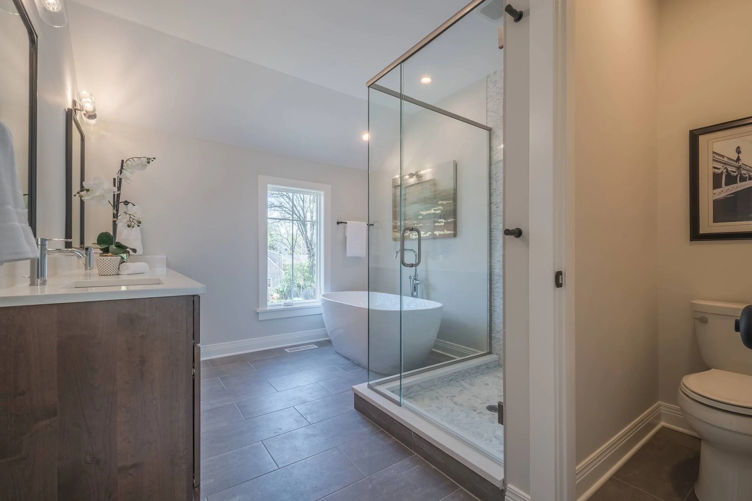 Luxury bathroom remodeling vanity and tile installation - Bathroom Remodeling in Renton