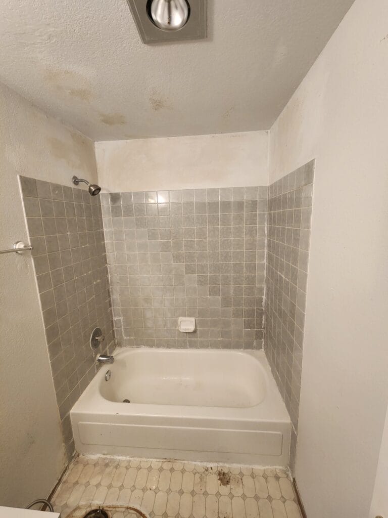 Before: Seattle Bathroom — Tub-to-Shower Conversion