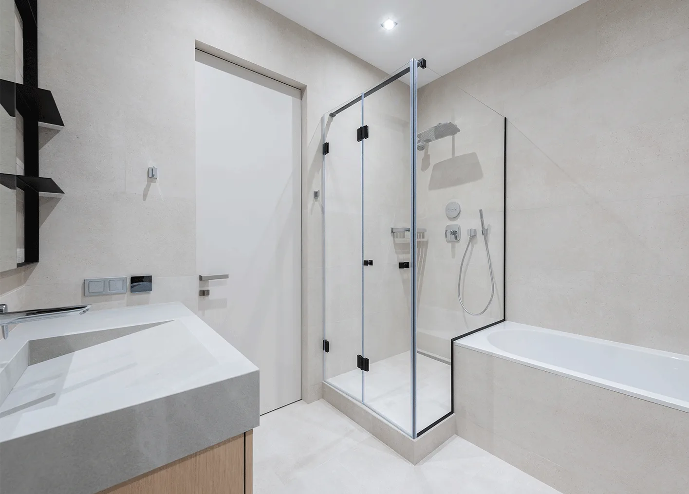 Luxury bathroom remodeling vanity and tile installation - Bathroom Remodeling in Renton