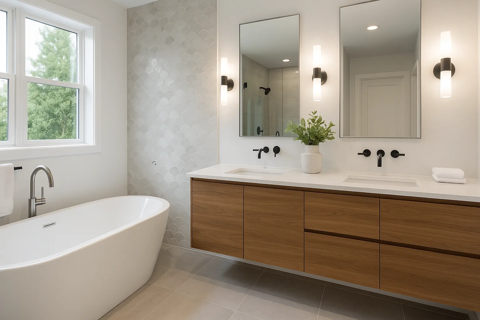 Luxury bathroom remodeling vanity and tile installation - Blog