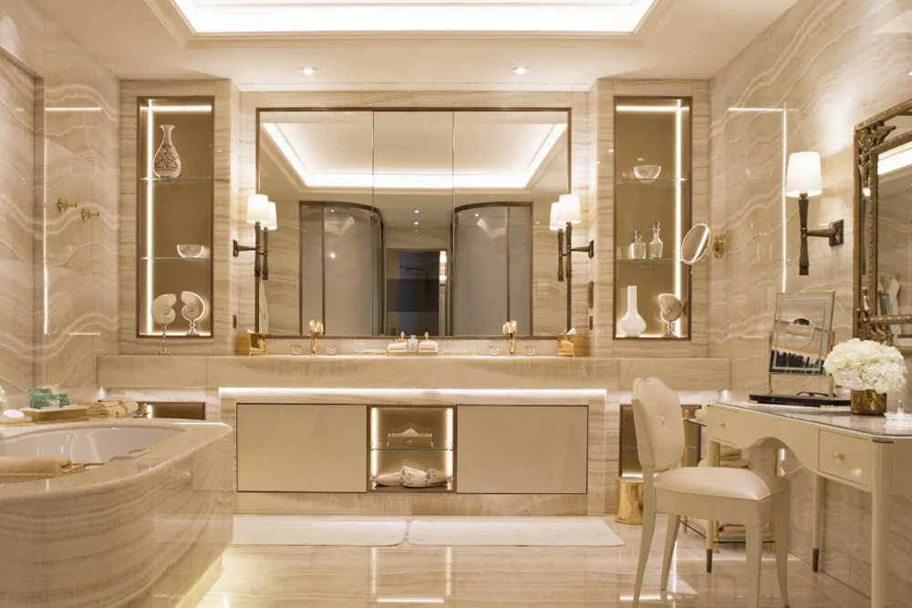 Luxury bathroom remodeling vanity and tile installation - Blog
