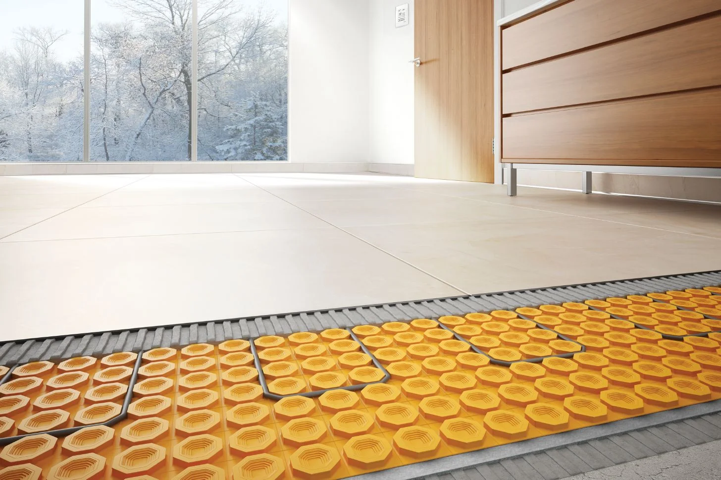 Heated Bathroom Floors