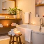 Warm Bathroom Lightning