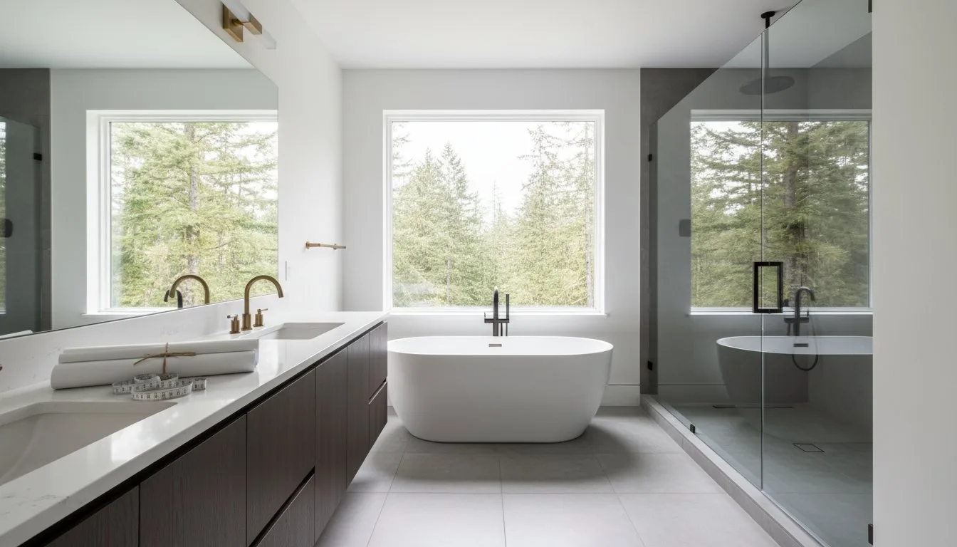 Luxury bathroom remodeling vanity and tile installation - Blog