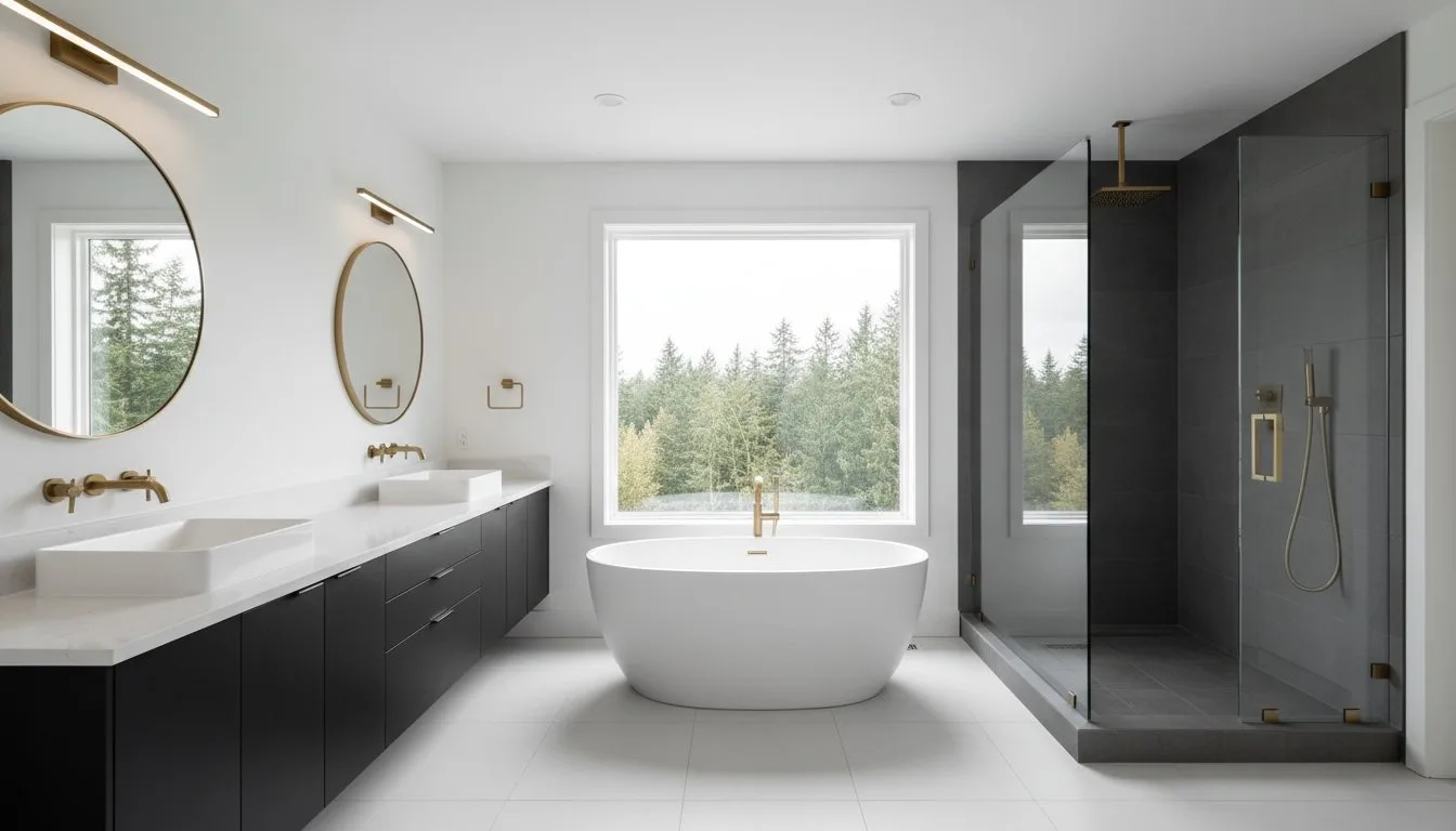 Luxury bathroom remodeling vanity and tile installation - Blog