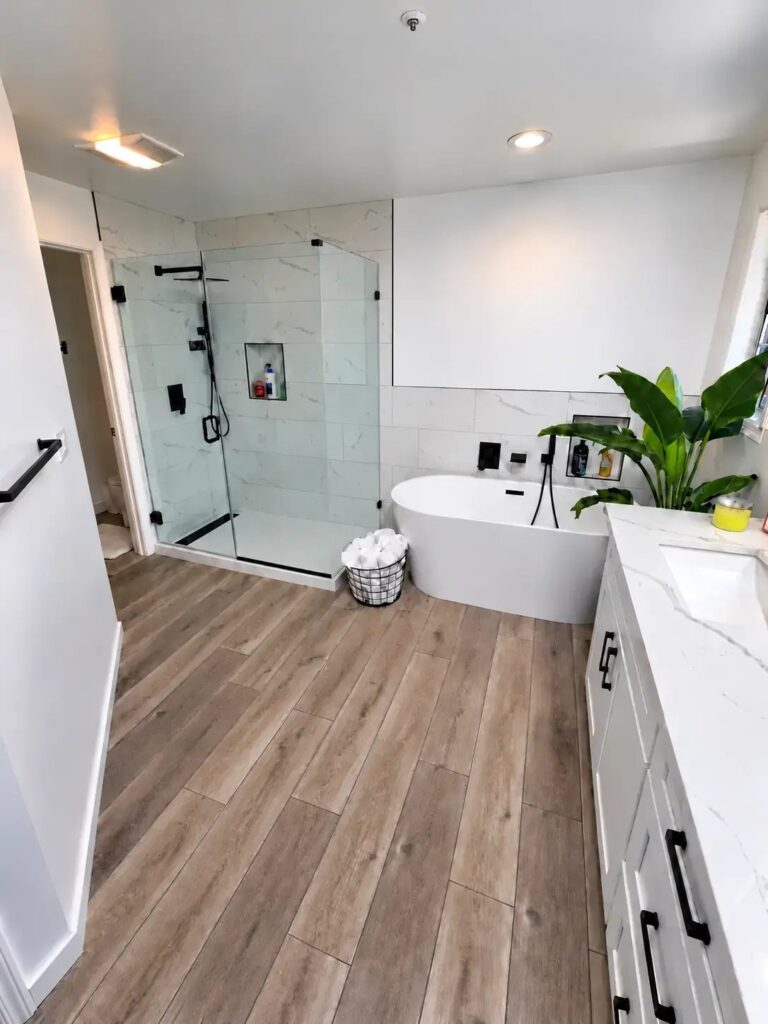 After: Kent Master Bathroom Remodel