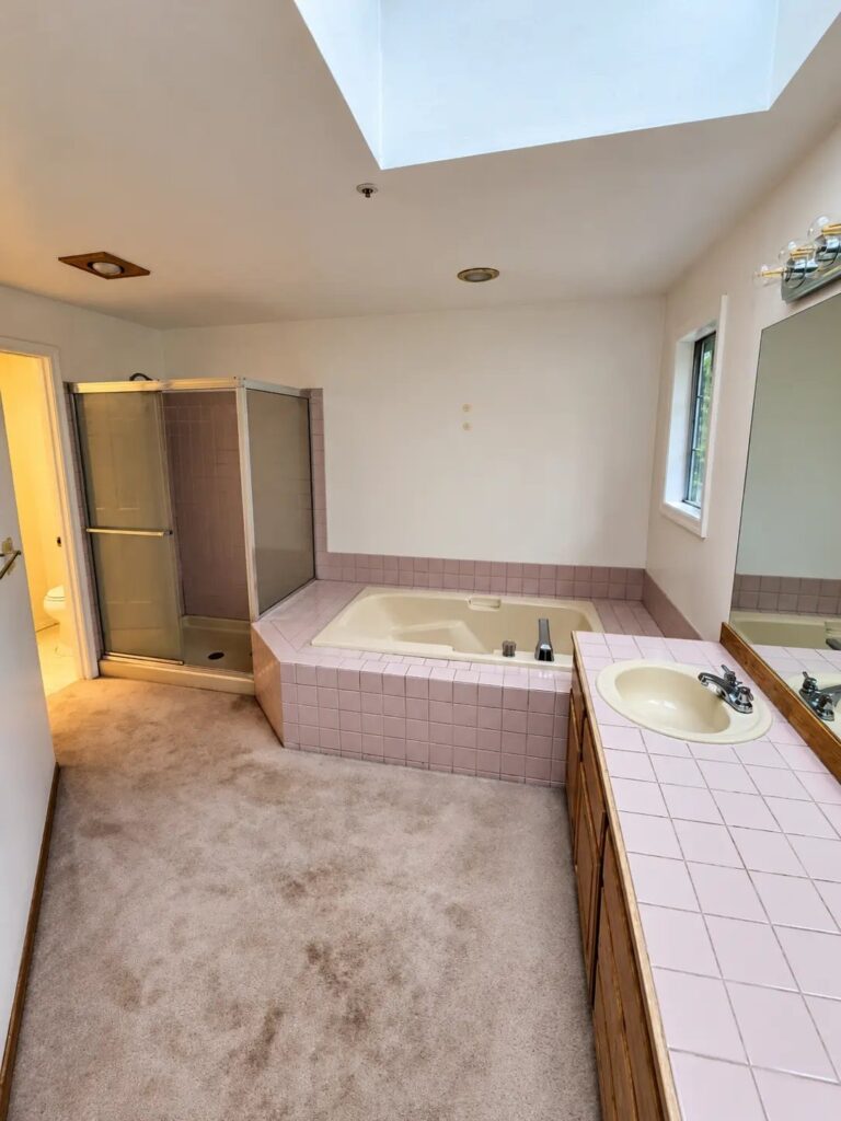 Before: Kent Master Bathroom Remodel
