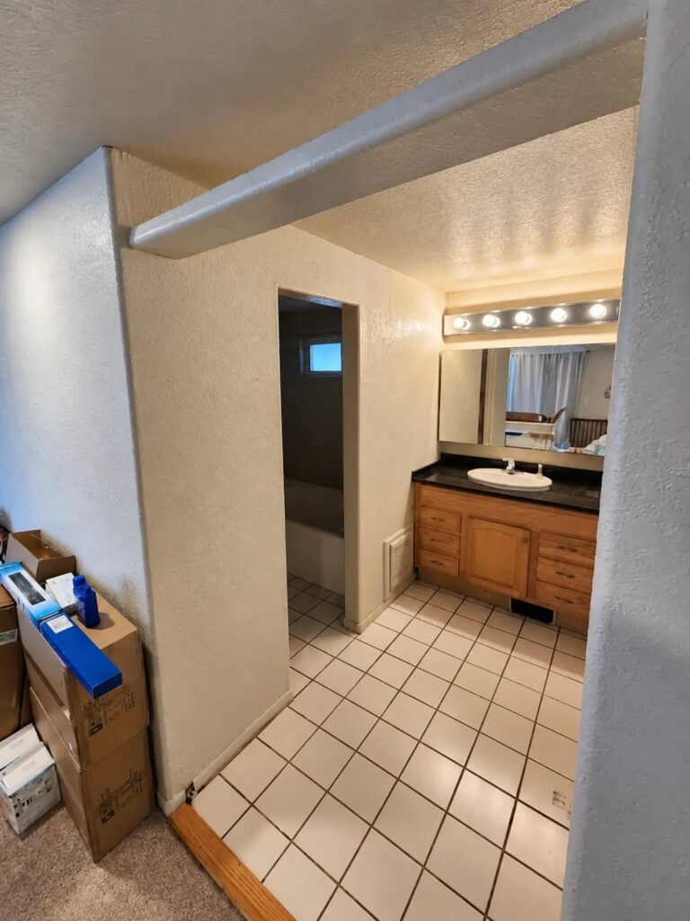 Before: Renton Bathroom Renovation — Freestanding Tub