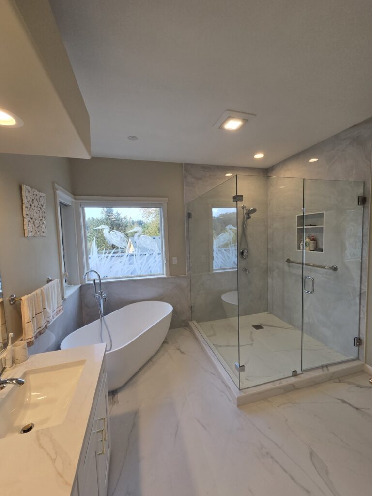After: Renton Primary Bathroom — Freestanding Tub