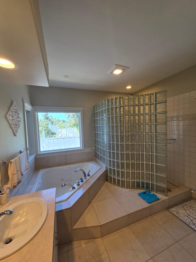 Before: Renton Primary Bathroom — Freestanding Tub